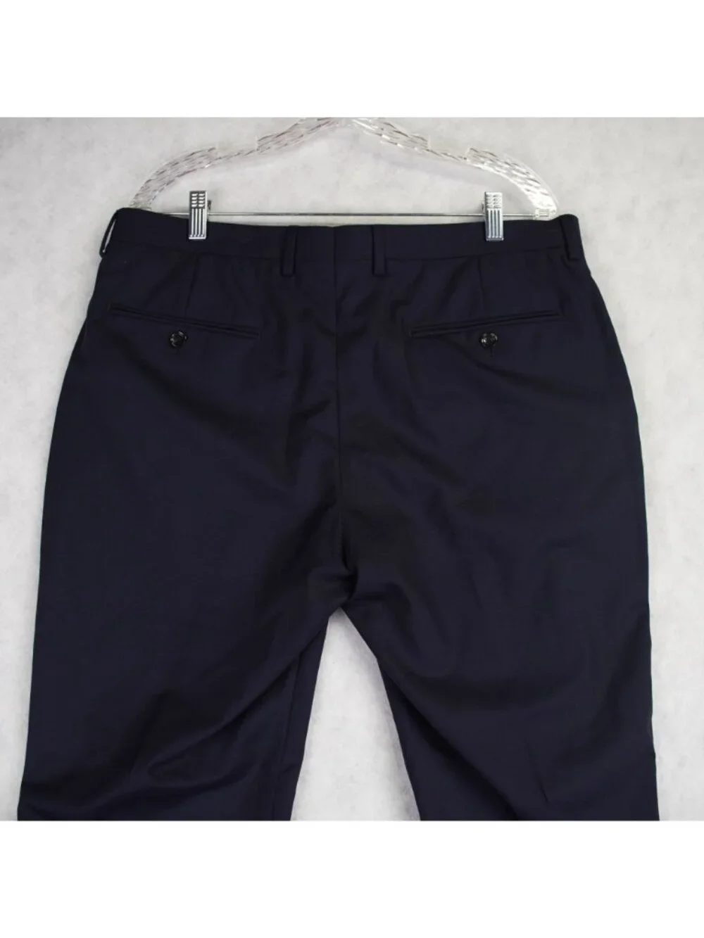 J Crew Loro Piana Ludlow Slim Fit Dress Pants Super 120s Wool Mens 35x28 (35x32)